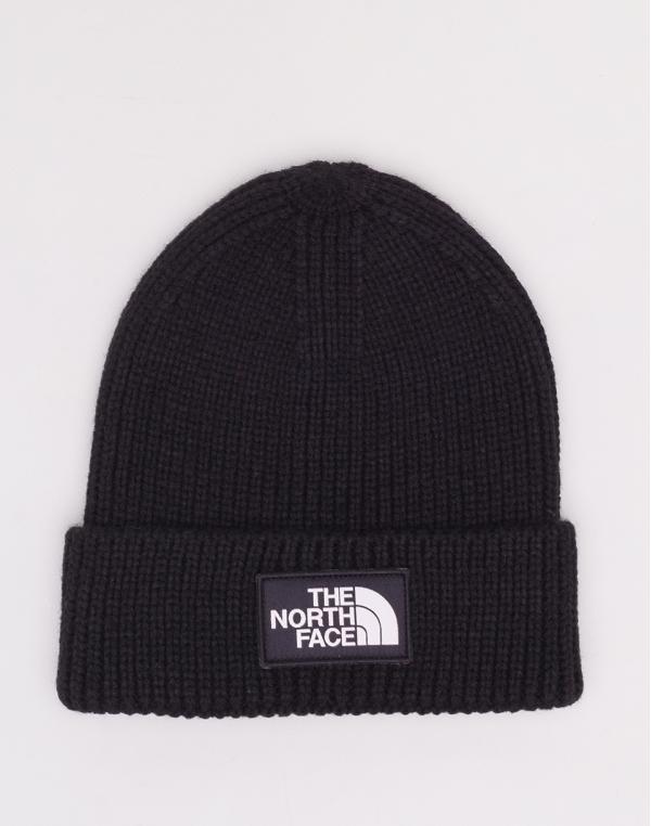 The North Face TNF Logo Box Cuff Beanie TNF Black