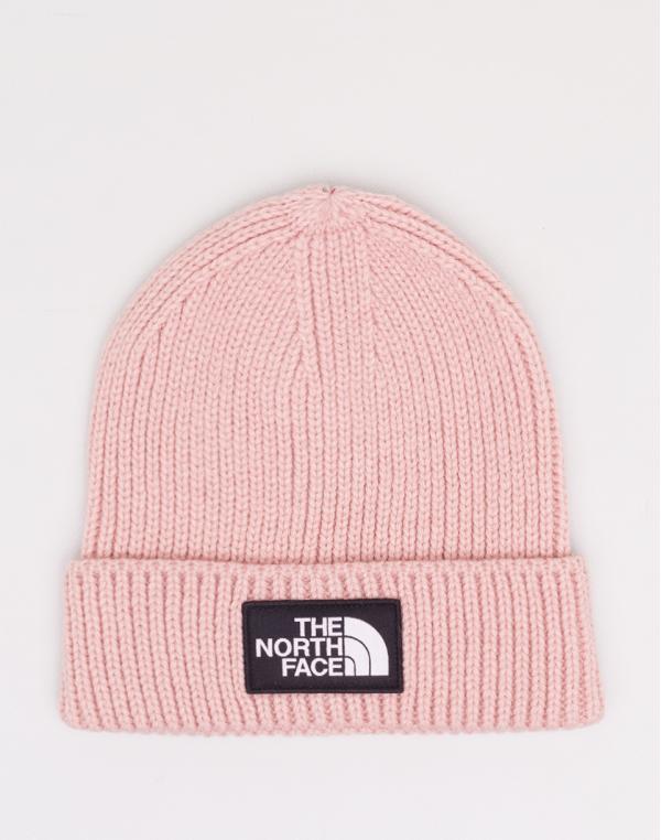 The North Face TNF Logo Box Cuff Beanie Misty Rose