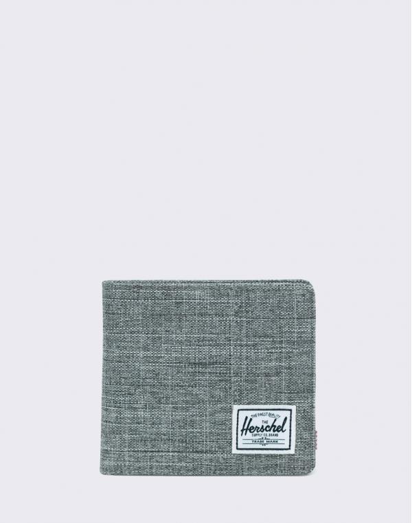 Herschel Supply Hans Coin XL RFID Raven Crosshatch