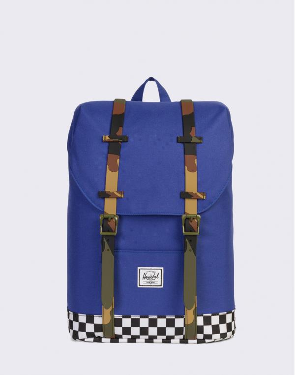 Herschel Supply Retreat Youth Deep Ultramarine/ Checker/ Woodland Camo