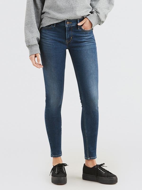 Džíny LEVI'S Innovation Super Skinny Presti Modrá