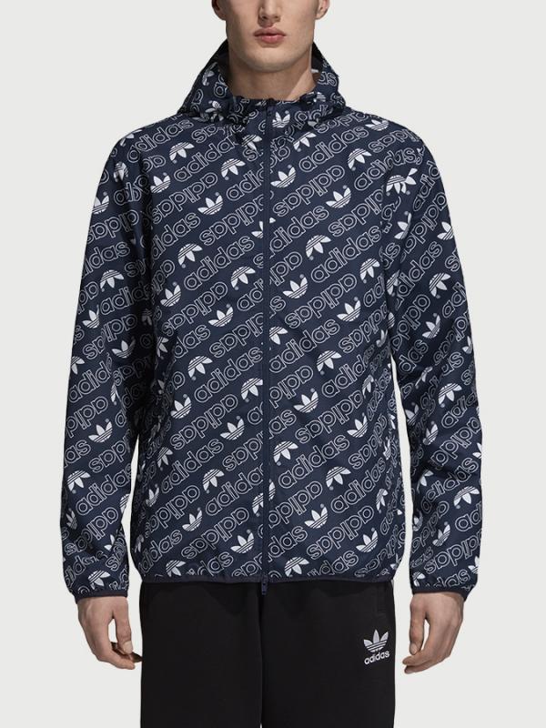 Bunda adidas Originals Monogram Wb Modrá