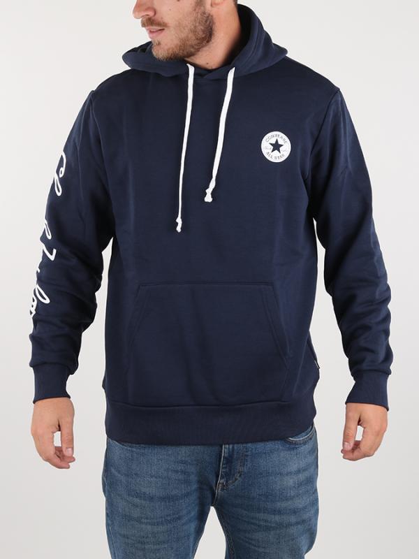 Mikina Converse M Chuck Taylor Graphic Hoodie Modrá