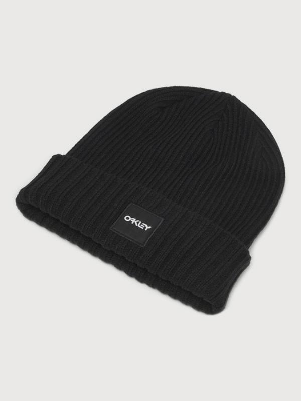 Čepice Oakley Beanie Ribbed Černá