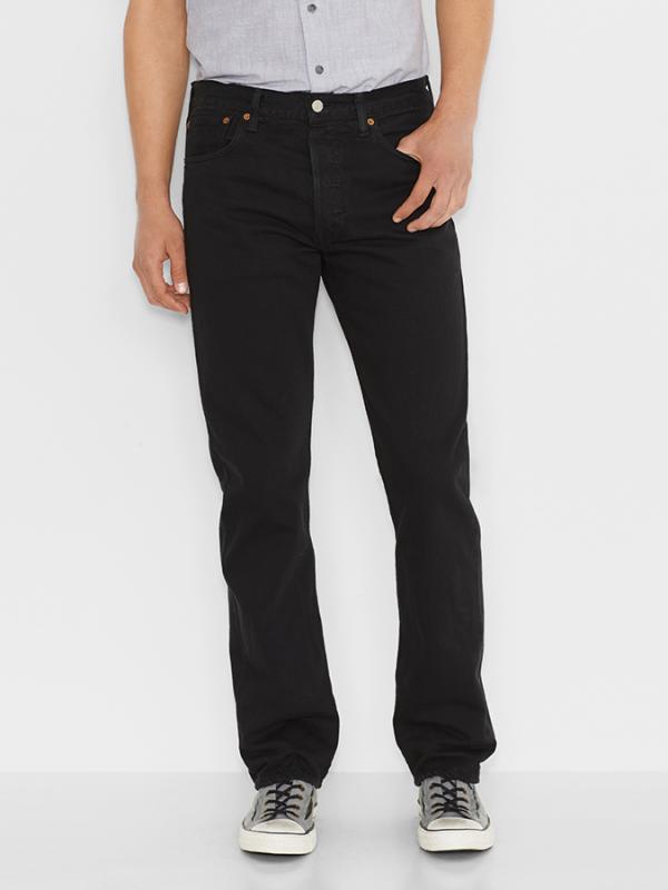 Džíny LEVI'S 501 Original Fit Black 80701 Černá