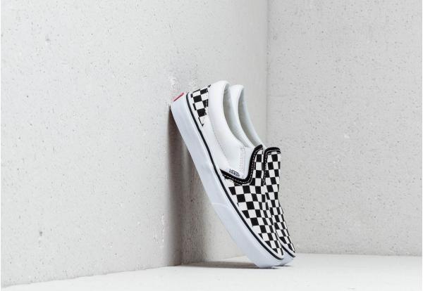 Vans Classic Slip-On (Checkerboard) Black/ True White