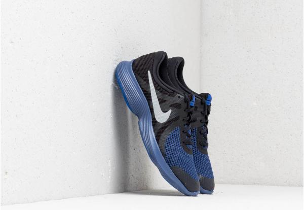 Nike Revolution 4 RFL (GS) Black/ Reflect Silver-Blue Void