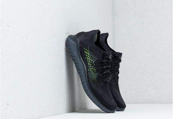 Nike Wmns Free RN Flyknit 2018 Black/ Anthracite