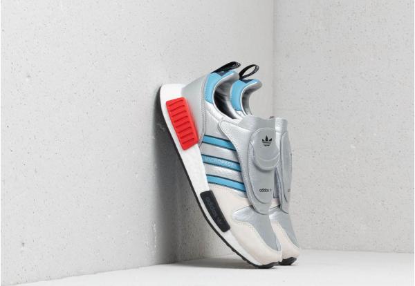 adidas Micropacer x R1 Silver Metallic/ Light Blue/ Ftw White