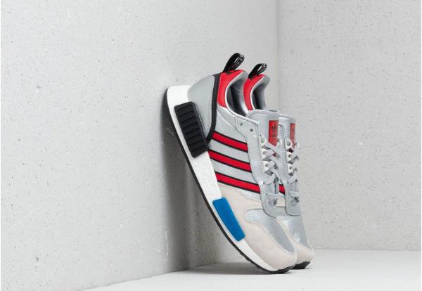 adidas Rising Star x R1 Silver Metallic/ Collegiate Red/ Ftw White