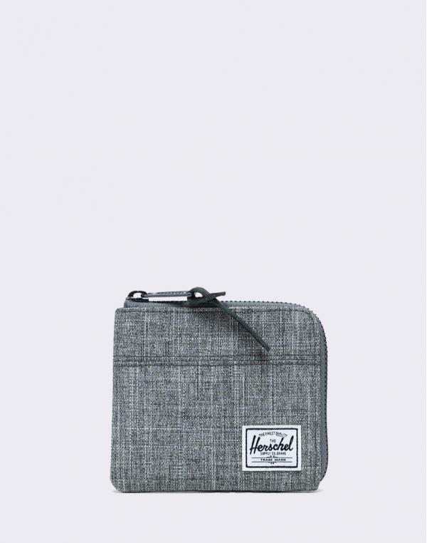 Herschel Supply Johnny RFID Raven Crosshatch