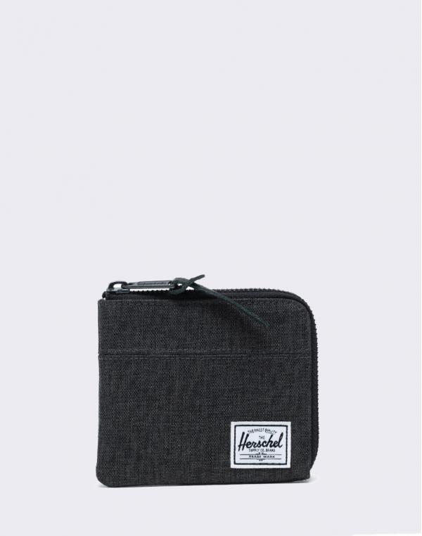 Herschel Supply Johnny RFID Black Crosshatch