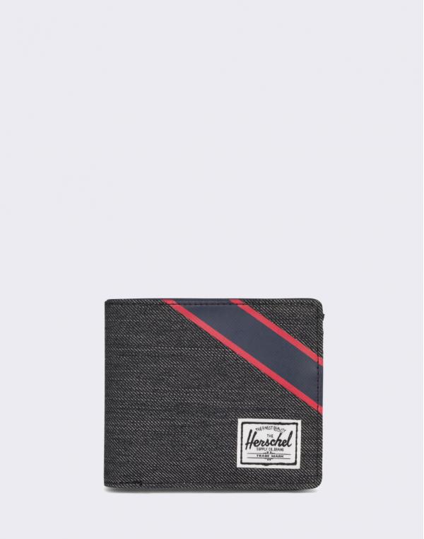 Herschel Supply Roy + Coin XL RFID Peacoat/Barbados Cherry/Dark Denim