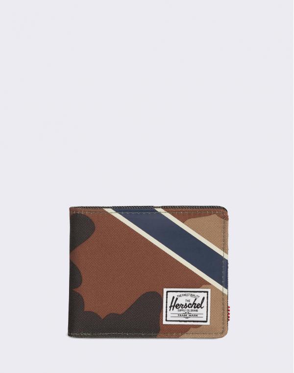 Herschel Supply Roy RFID Woodland Camo/Silver Green/Dark Denim