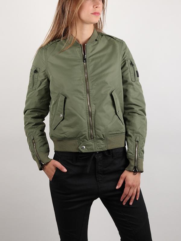 Bunda Replay W7335B Jacket Zelená