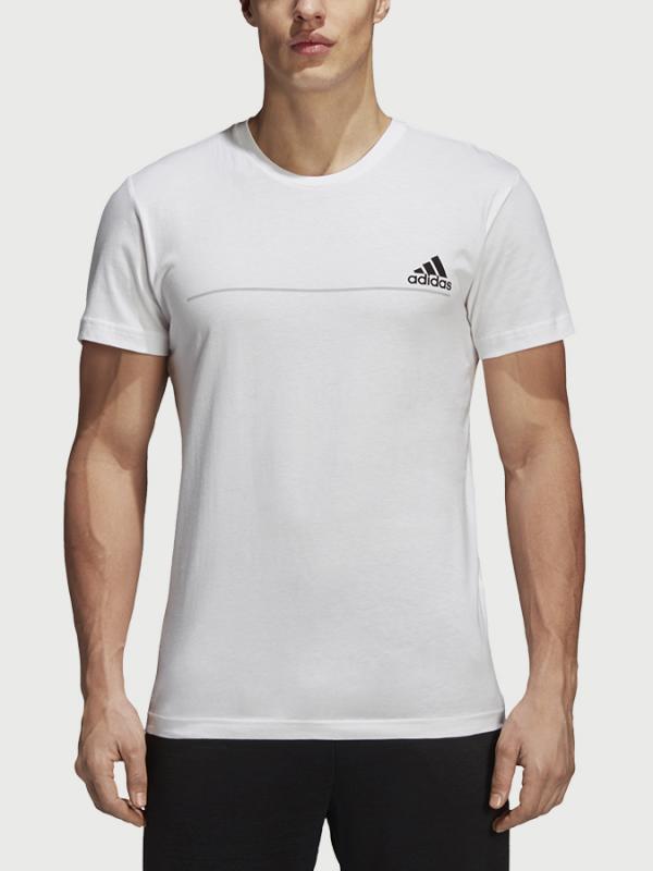 Tričko adidas Performance Number Bílá