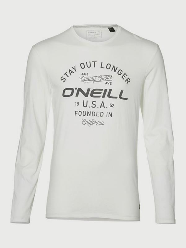 Tričko O´Neill LM Stay Out L/Slv T-Shirt Bílá