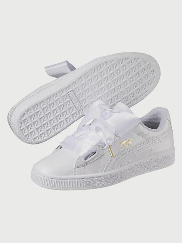 Boty Puma Basket Heart Patent Wn s Bílá