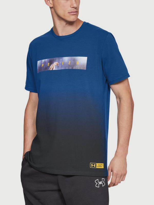 Tričko Under Armour SC30 Proven SS Tee Modrá