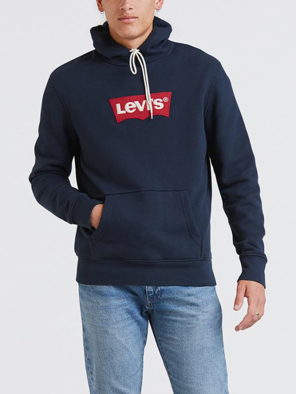 Mikina LEVI'S Modern Hm Hoodie Modrá
