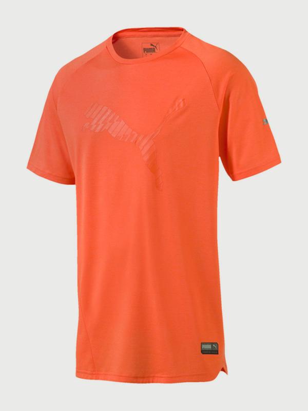 Tričko Puma A.C.E. Heather Cat Tee Oranžová