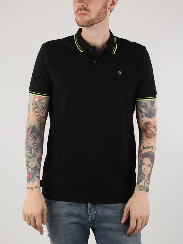 Tričko Replay M3536 Polo Černá