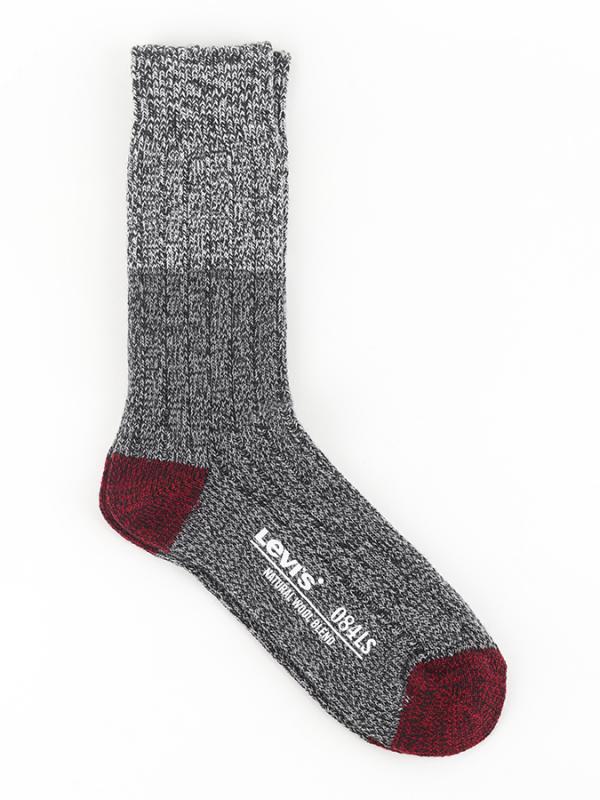 Ponožky LEVI\'S 084Ls Regular Cut Colour Block Mouline 1 Pack Barevná
