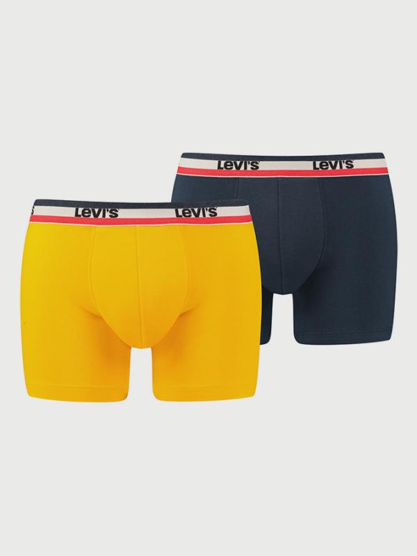 Boxerky LEVI'S 200Sf Olympic Color Boxer Brief 2 Pack Barevná