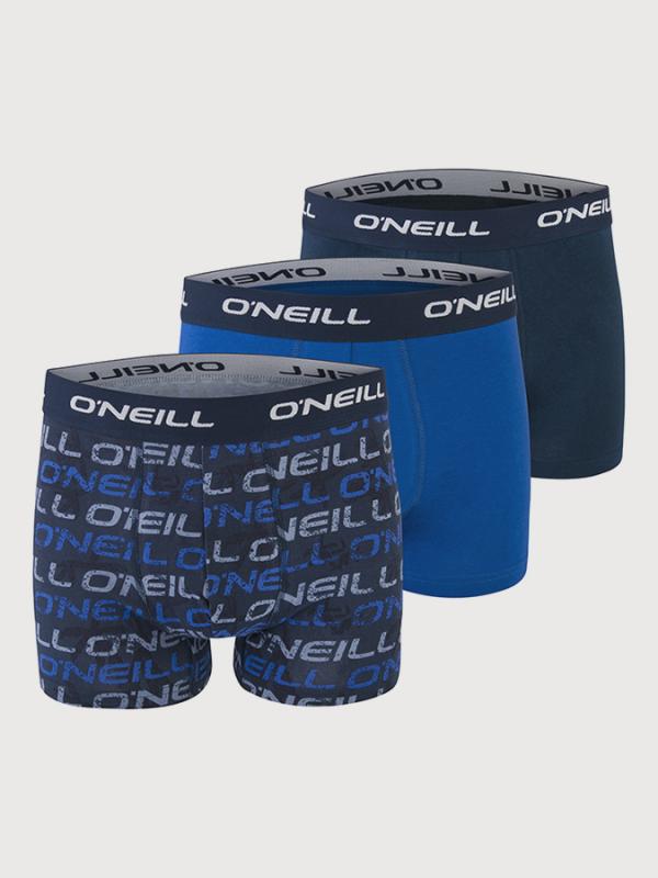 Boxerky O´Neill Boxershorts 3-pack NOS logo print Barevná