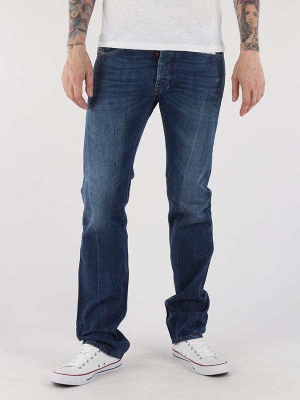 Džíny Diesel SAFADO L.34 PANTALONI Modrá