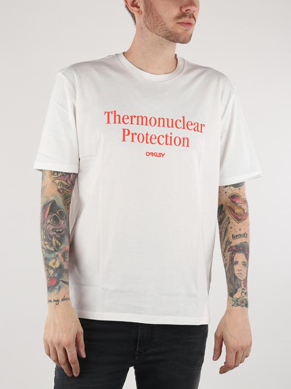 Tričko Oakley Thermonuclear Protection SS Bílá