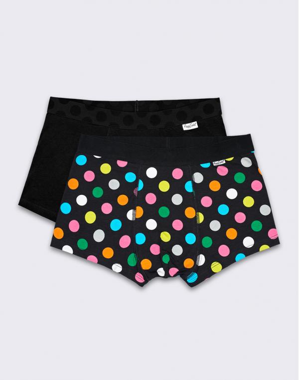 Happy Socks Big Dot Trunk 2-Pack BDO96-9000 XL