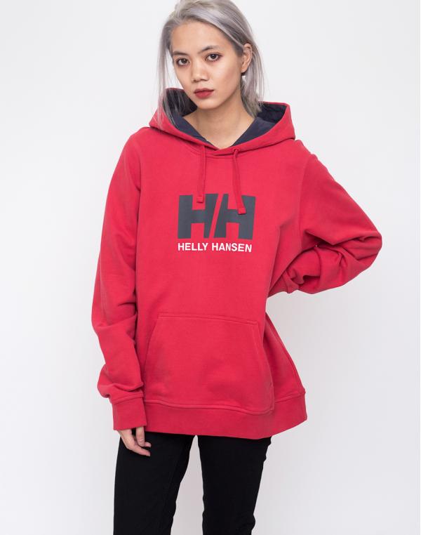 Helly Hansen Logo Hoodie Cardinal 40