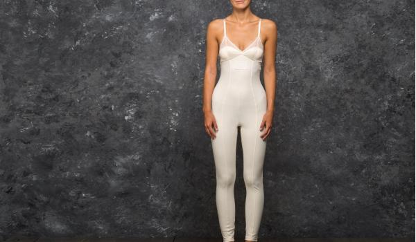 Puma Fenty x Rihanna Lace Detail Full Bodysuit Vanilla Ice