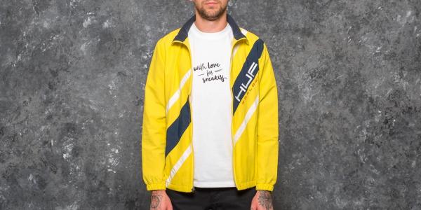HUF Palisades Track Jacket Yellow