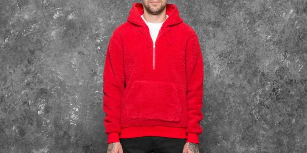 WOOD WOOD Moorgate Hoodie Red