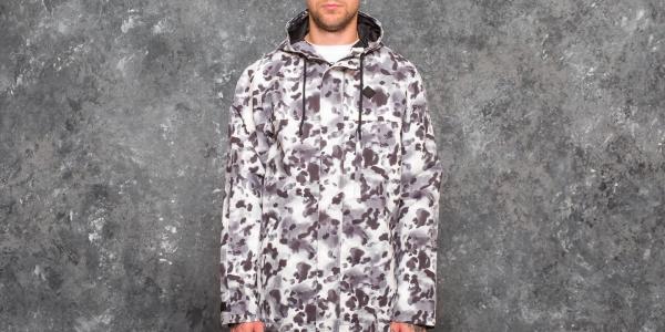 Original Peoples Mind Black Camo Parka Aqua Camo Black