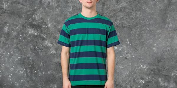 Polar 91' Stripe Tee Green/ Navy