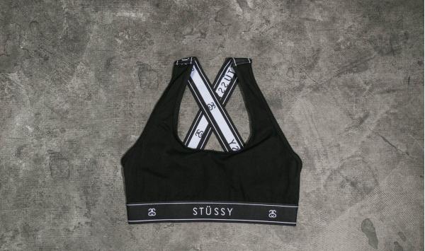 Stüssy Cross Back Crop Black
