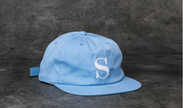 Stüssy S Logo Pigment Strapback Cap Light Blue