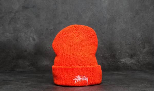 Stüssy Stock Ho17 Cuff Beanie Orange