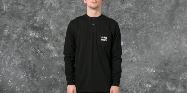 Polar Train Banks Henley Longsleeve Tee Black