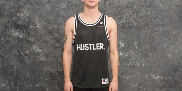 40s & Shorties x HUSTLER x Champion Basketball Jersey Black
