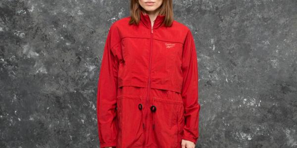 Reebok Crinke Woven Windbreaker Jacket Rich Magma
