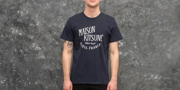 MAISON KITSUNÉ Palais Royal Tee Navy