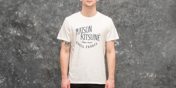 MAISON KITSUNÉ Palais Royal Tee Latte