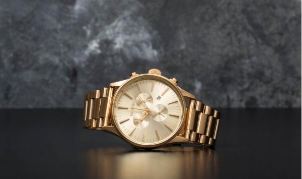 Nixon Sentry Chrono All Gold