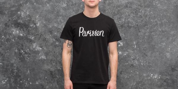 MAISON KITSUNÉ Parisien Tee Black