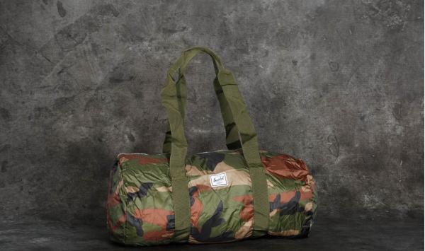 Herschel Supply Co. Packable Duffle Woodland Camo
