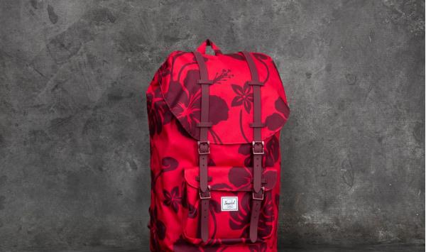 Herschel Supply Co. Little America Backpack Red Aloha
